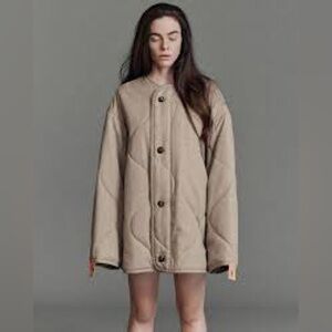 JW ANDERSON Beige Puffer Jacket